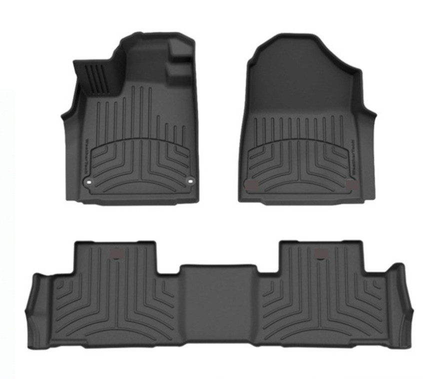 Toyota Prado 2024-2025, Alfombras de Bandeja, 2 filas, WeatherTech.