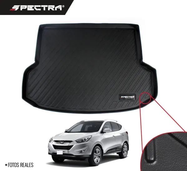 Hyundai Tucson 2010-2015, Alfombra de bandeja Lisa, Cajuela, Spectra,