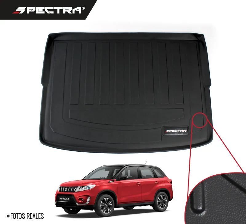 Suzuki Vitara 2016-2024, Alfombra de bandeja de cajuela, Lisa, Spectra.