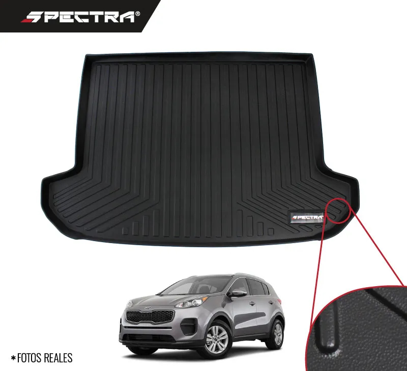 Kia Sportage 2017-2021, Alfombra de Bandeja Lisa, Cajuela, Spectra.