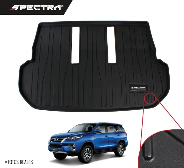 Toyota Fortuner 2016-2026, Alfombra de Bandeja Lisa, Cajuela, Spectra.