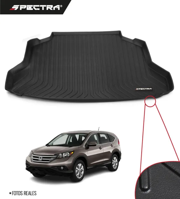 Honda CR-V 2012-2016, Alfombra de Bandeja Lisa, Cajuela, Spectra.