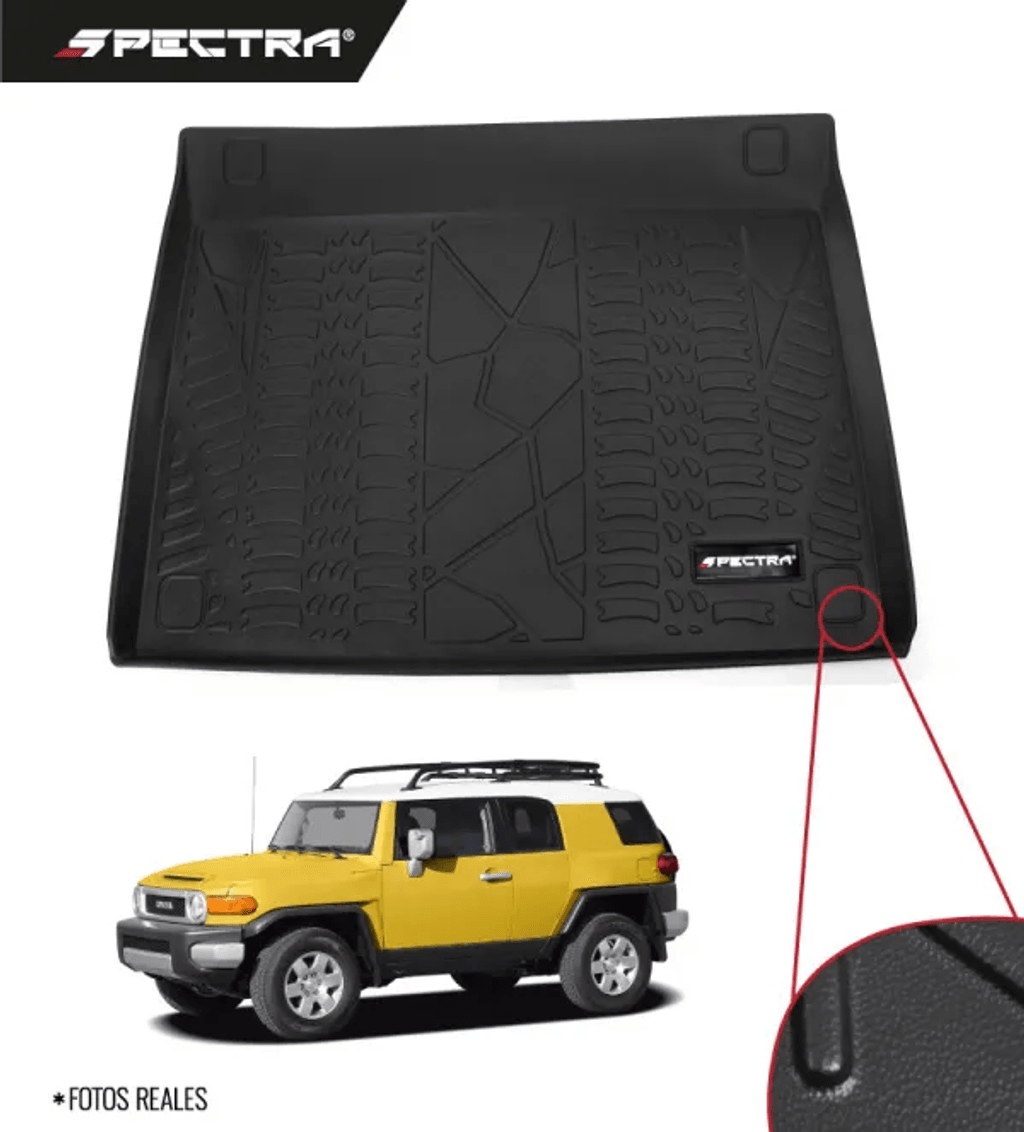 Toyota FJ Cruiser 2007-2012, Alfombra de Bandeja Lisa, Cajuela, Spectra.