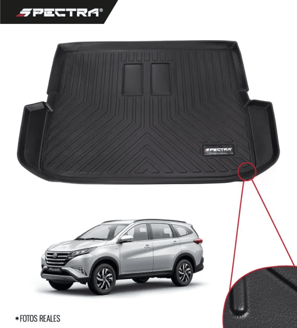 Toyota Rush 2017-2023, Alfombra de Bandeja Lisa, Cajuela, Spectra.