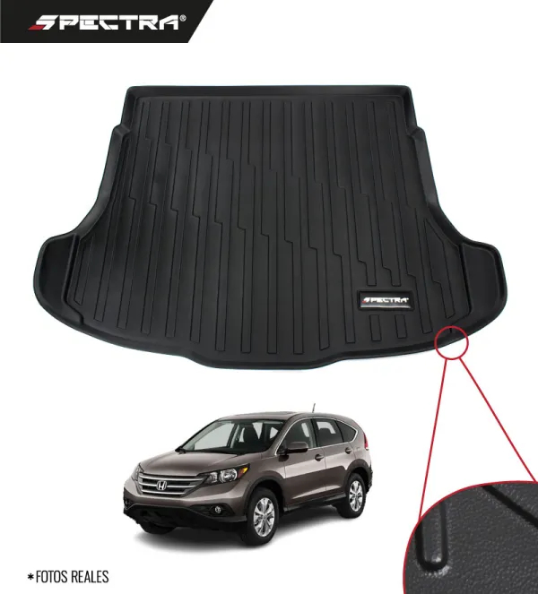 Honda CR-V 2007-2011, Alfombra de Bandeja Lisa, Cajuela, Spectra.