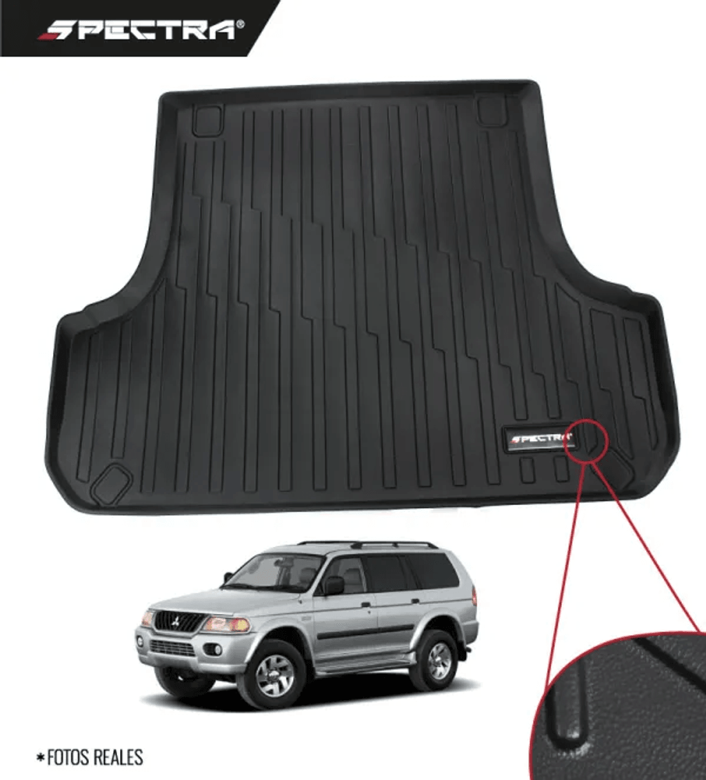 Mitsubishi Montero Sport Nativa 1996-2014, Alfombra de Bandeja Lisa, Cajuela, Spectra.