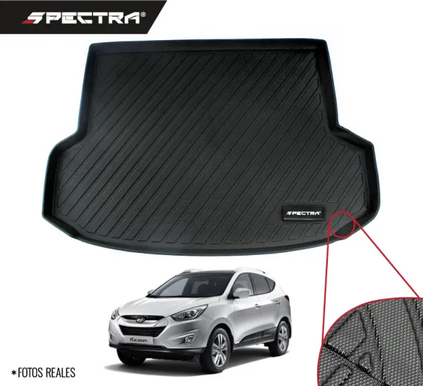 Hyundai Tucson 2010-2015, Alfombra de bandeja Antideslizante, Cajuela, Spectra,