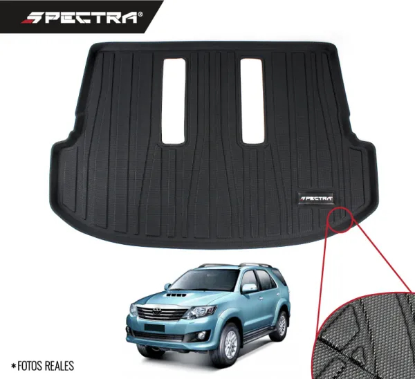 Toyota Fortuner 2008-2015, Alfombra de bandeja para Cajuela, Antideslizante, Spectra.