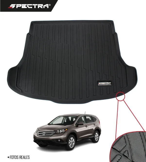 Honda CR-V 2007-2011, Alfombra de Bandeja Antideslizante, Cajuela, Spectra.