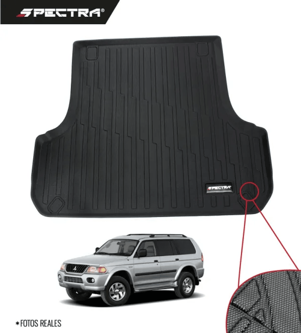 Mitsubishi Montero Sport Nativa 1996-2014, Alfombra de Bandeja Corrugada, Cajuela, Spectra.