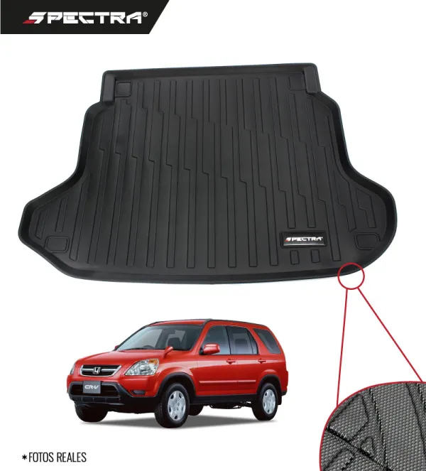 Honda CR-V 2002-2006, Alfombra de Bandeja Antideslizante, Cajuela, Spectra.