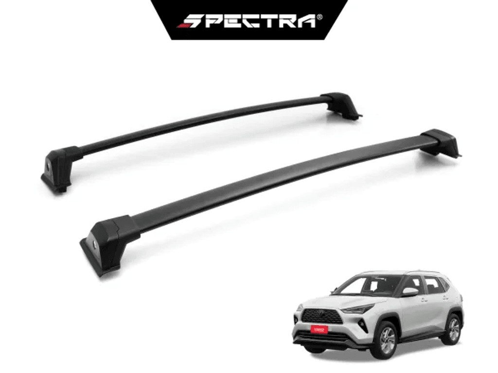 Racks de Techo para Toyota Yaris Cross 2021-2025, Color Negro, Spectra (Incluyen instalación)