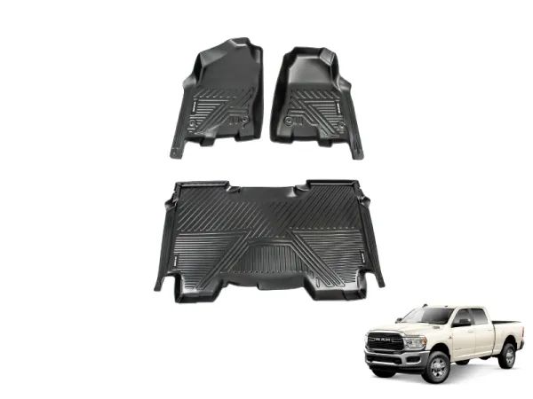 Dodge RAM 2019-2024, Alfombras de Bandeja, 2 Filas, Spectra