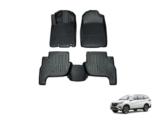 Toyota Rush Manual 2017-2023, Alfombras de Bandeja, 2 Filas, Spectra.