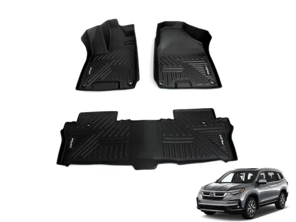 Honda Pilot 2022-2024, Alfombras de Bandeja, 2 Filas, Spectra