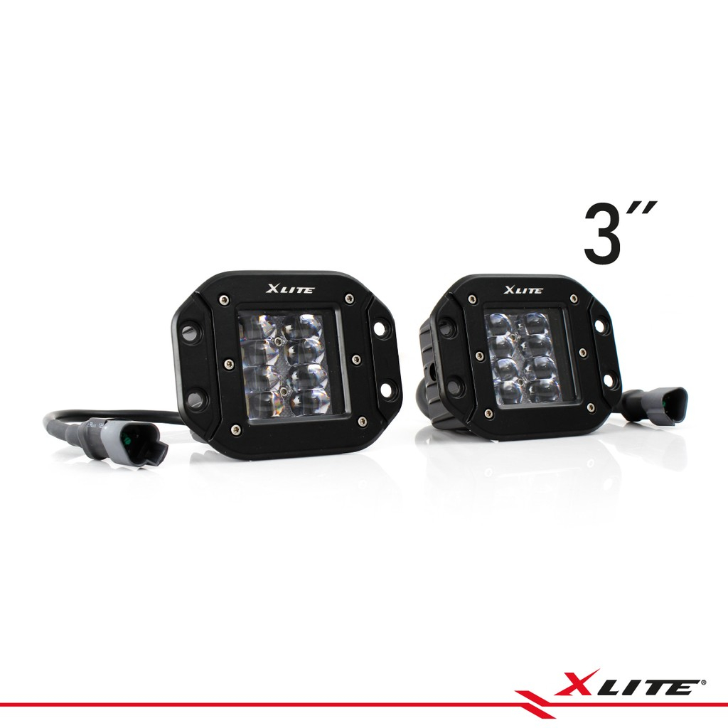Luz LED empotrable para bumper 4×5” (Par) – X-Lite