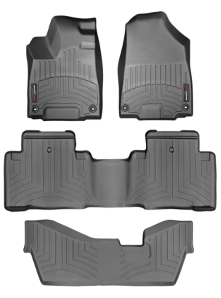 Acura MDX 2014-2020, Alfombras de bandeja, 3 filas, WeatherTech.