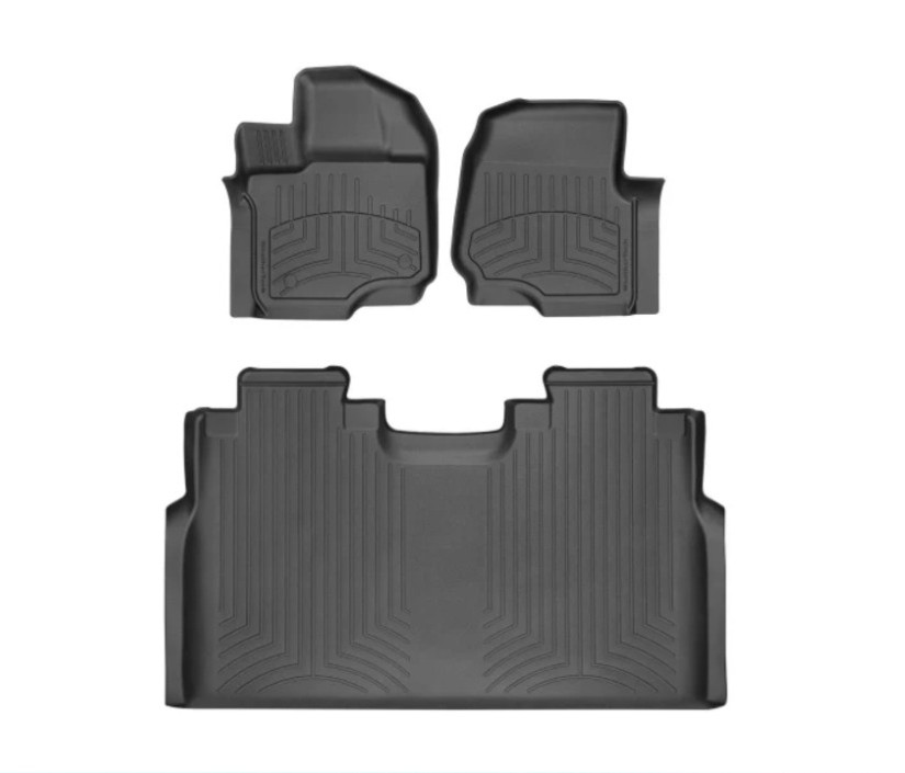 Ford F-150 Lightning 2022-2025, Alfombras de Bandeja, 2 filas, WeatherTech.