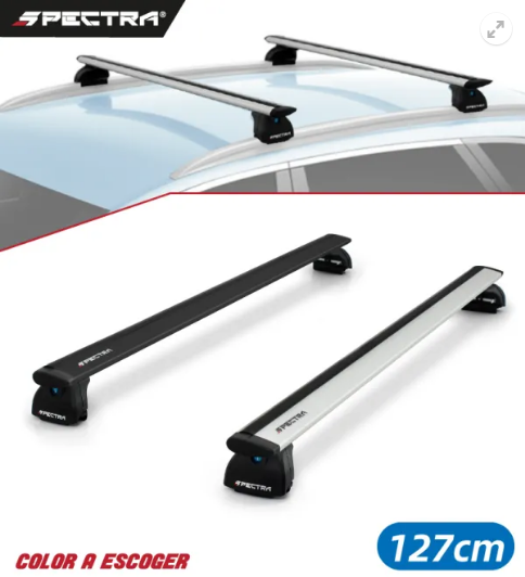 Hyundai Tucson 2016-2020, Racks tipo Wingbar (127cm), Spectra (Incluyen instalación)