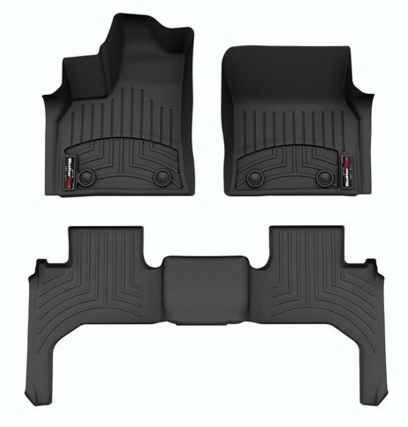 Toyota Land Cruiser Hard Top Serie 79, 2004-2025, Alfombras de Bandeja, 2 filas, Weathertech