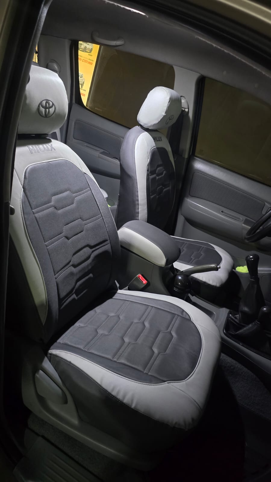 Toyota Hilux Vigo 2005-2015 Cobertores para Asientos 5 pasajeros Vinil Náutico Espumado 