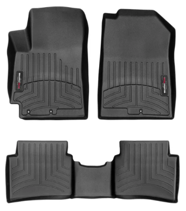 Kia Rio 2018-2023, Alfombras de Bandeja, 2 filas, WeatherTech.
