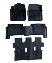 Toyota Land Cruiser, Serie 200, 2008-2021, Alfombra de bandeja AF, 3 filas, Rogatech.