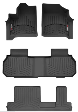 Chevrolet Traverse 2025-2026, Alfombras de bandeja, 3 filas, Weathertech.