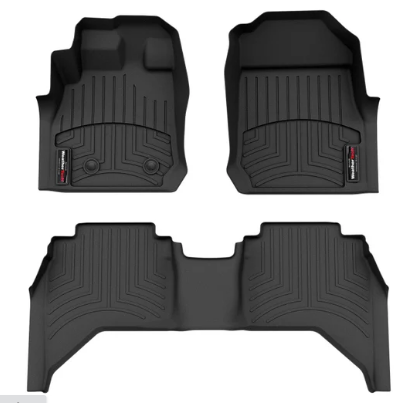 Isuzu D-MAX Extra Cab 2022-2026, Alfombras de Bandeja, 2 filas, WeatherTech.