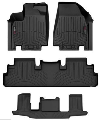 Nissan Pathfinder 2022-2026,  Alfombras de Bandeja, 2 filas, WeatherTech.