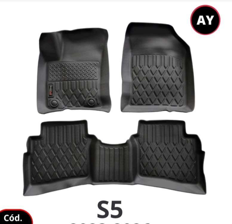 Omoda S5 2023-2026, Alfombras de Bandeja AY, 2 filas, Rogatech.
